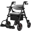 Upright Rollator - Walker with Foldable Transport Seat